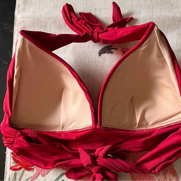 🆕 ALLEGRO Merlot Bathing Suit Top 🌺🍷🌅 - Picture 4 of 6